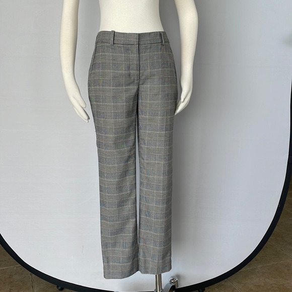 NWOT WHBM Plaid Slim Ankle Pants Size 2 - Picture 3 of 14